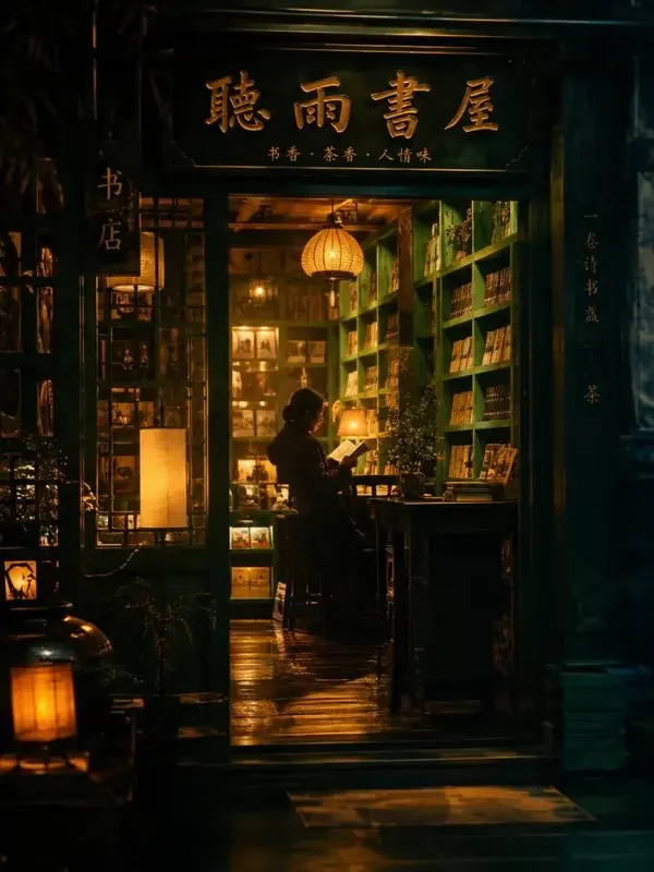 《深夜书店谜案》悬疑短剧封面
